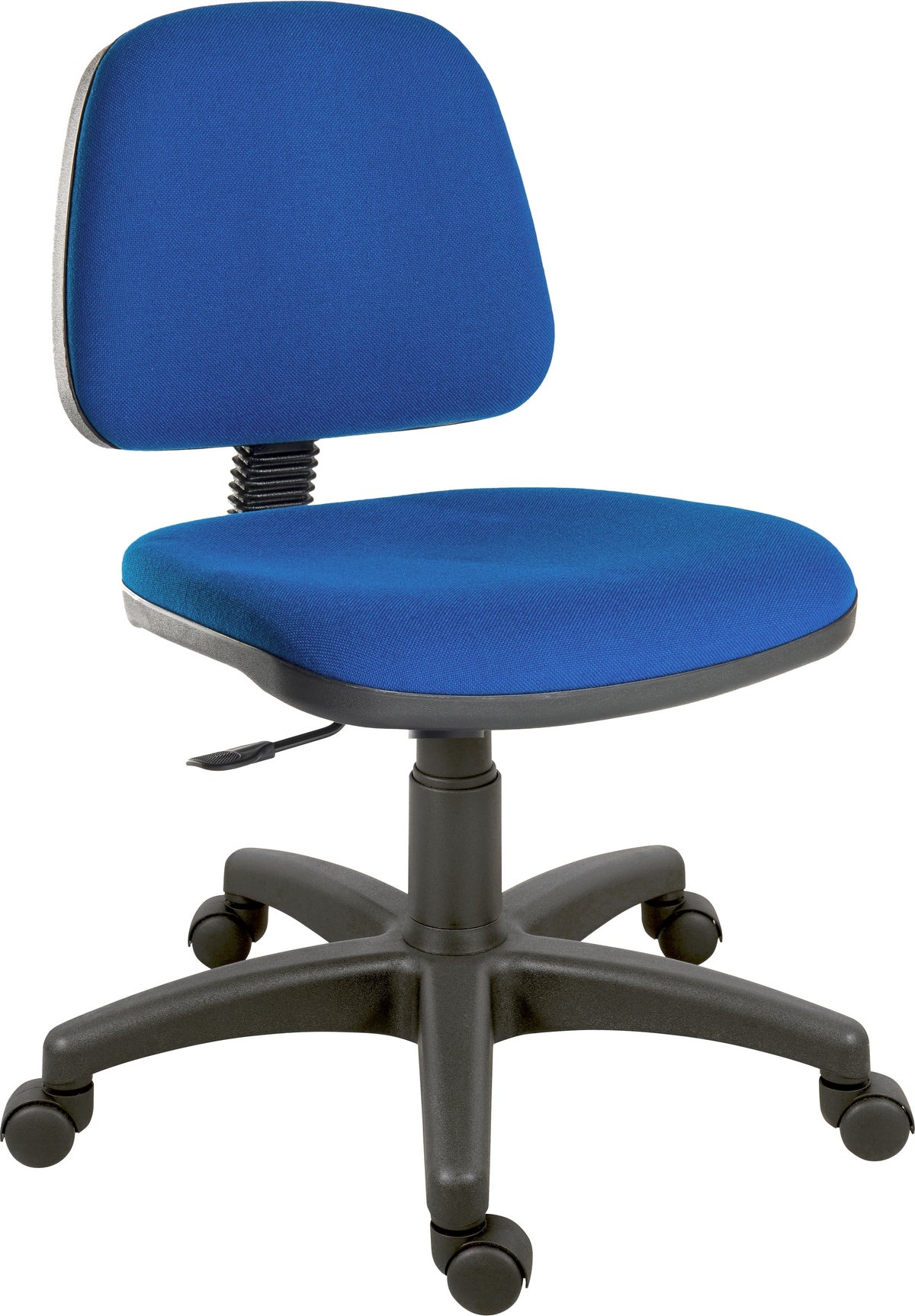 Medium Back Fabric Typist Chair - Blue or Black Option - ERGO-BLASTER